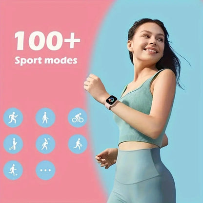 ZL54CJ Square Smartwatch – Heart Rate & Fitness Tracker for iOS/Android