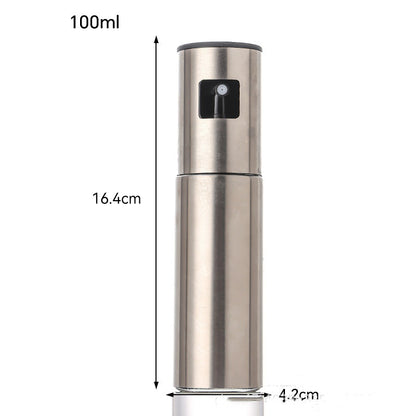 Stainless Steel Kitchen Oil Spray Bottle – Barbecue & Cooking Gadget