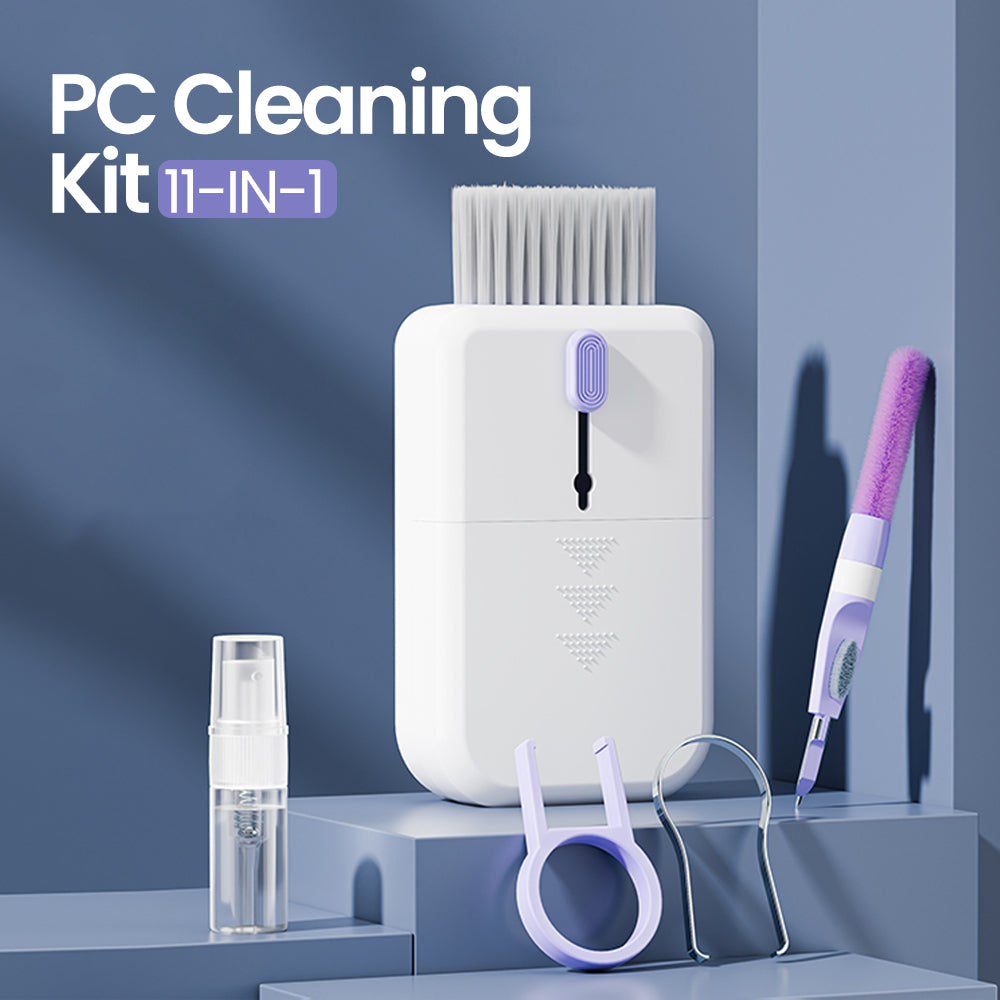 Portable 11 In 1 Multifunctional Cleaning Kit Computer Keyboard Cleaner Phone Screen Clean Tools