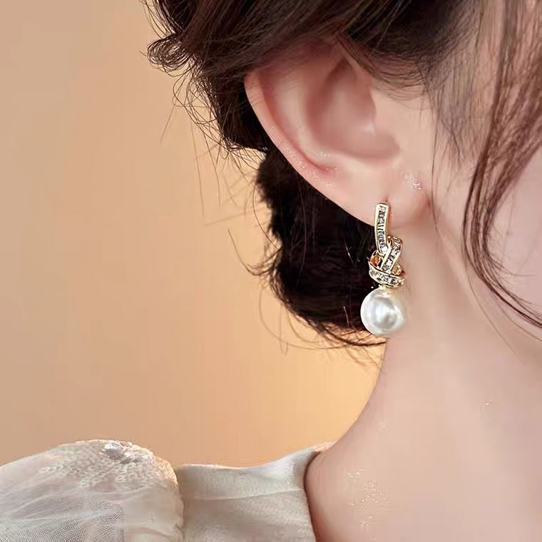 Luxury Zircon Chain Earrings – Elegant Women’s Jewelry