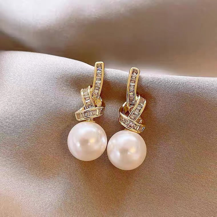 Luxury Zircon Chain Earrings – Elegant Women’s Jewelry
