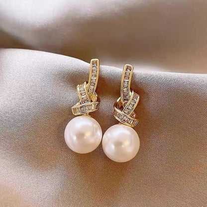 Luxury Zircon Chain Earrings – Elegant Women’s Jewelry