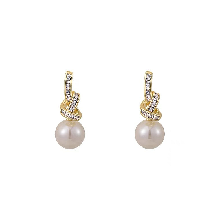 Luxury Zircon Chain Earrings – Elegant Women’s Jewelry