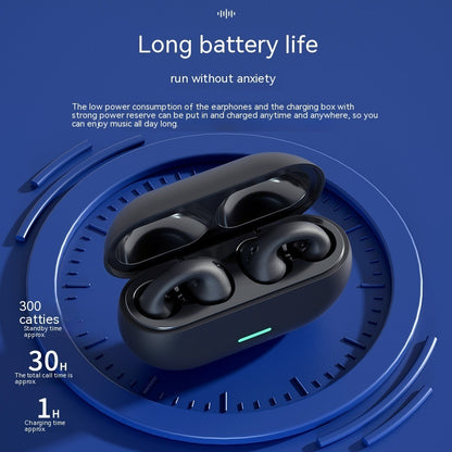 Wireless Ear Clip Bluetooth Headset TWS Comfortable Wear Not In-Ear Sports Wireless Bone Conduction
