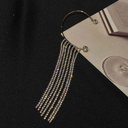Elegant Long Tassel Earrings – Minimalist Women’s Jewelry