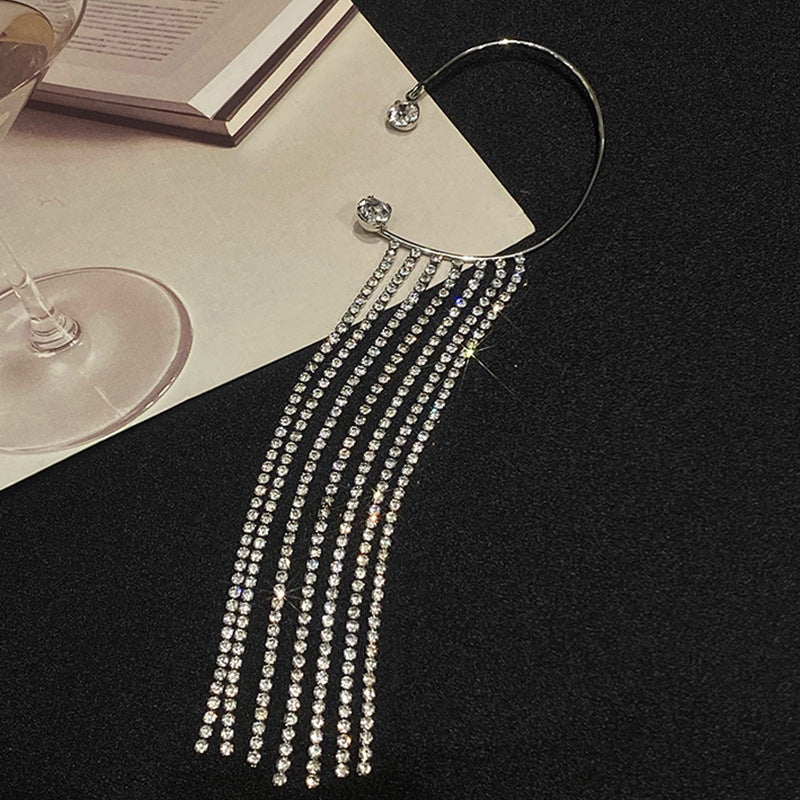 Elegant Long Tassel Earrings – Minimalist Women’s Jewelry
