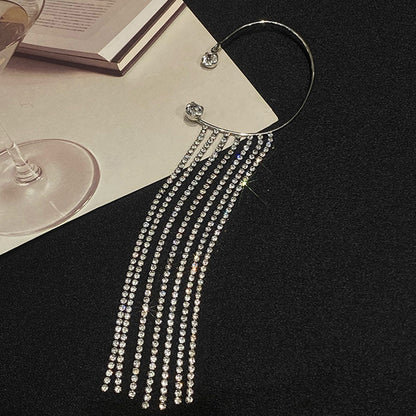 Elegant Long Tassel Earrings – Minimalist Women’s Jewelry