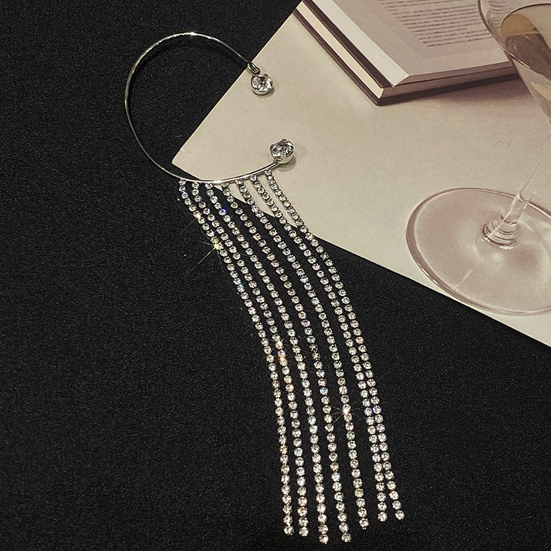 Elegant Long Tassel Earrings – Minimalist Women’s Jewelry