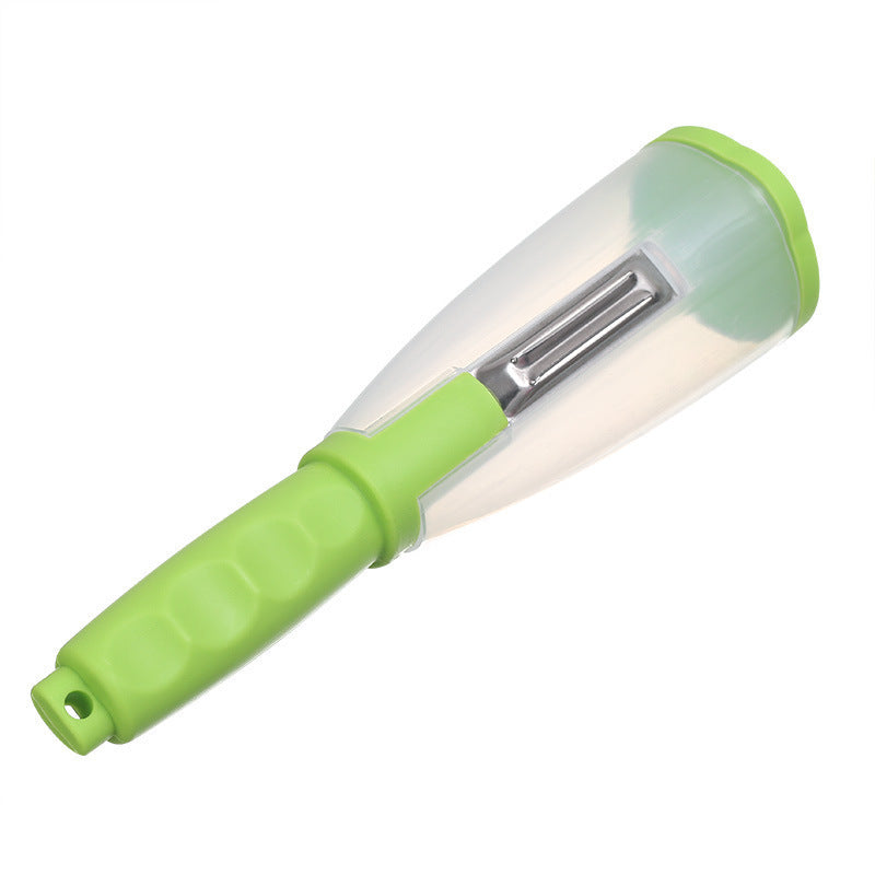Multifunctional StoragePeeler Knife Peeler With Rubbish Bin  Kitchen Gadgets Tools