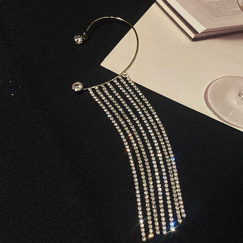 Elegant Long Tassel Earrings – Minimalist Women’s Jewelry