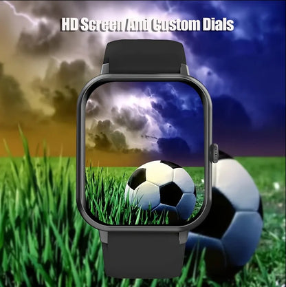 ZL54CJ Square Smartwatch – Heart Rate & Fitness Tracker for iOS/Android