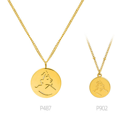 Stainless Steel Minimalist Necklace – Elegant Women’s Jewelry