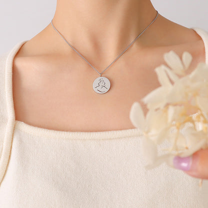 Stainless Steel Minimalist Necklace – Elegant Women’s Jewelry