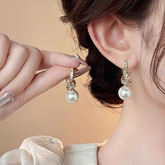 Luxury Zircon Chain Earrings – Elegant Women’s Jewelry