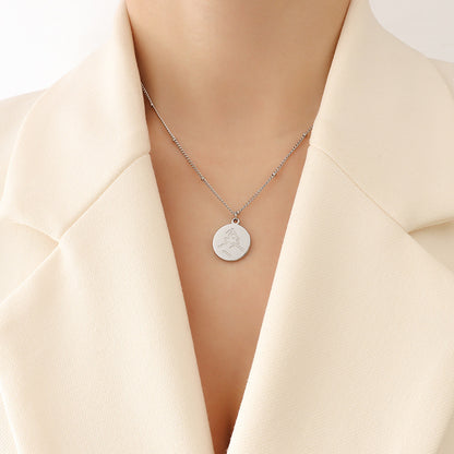 Stainless Steel Minimalist Necklace – Elegant Women’s Jewelry