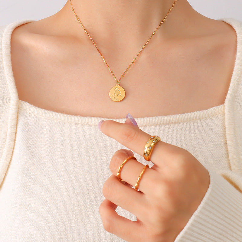Stainless Steel Minimalist Necklace – Elegant Women’s Jewelry